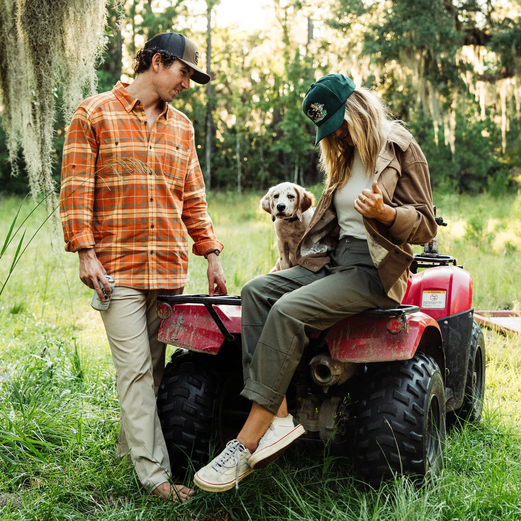 Marsh Wear Westerly Flannel Apricot Orange