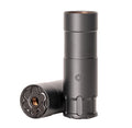 Rugged Suppressors OCU22 Oculus22 22 LR 1.06" Black Cerakote 17-4 Stainless Steel 1/2"-28 tpi