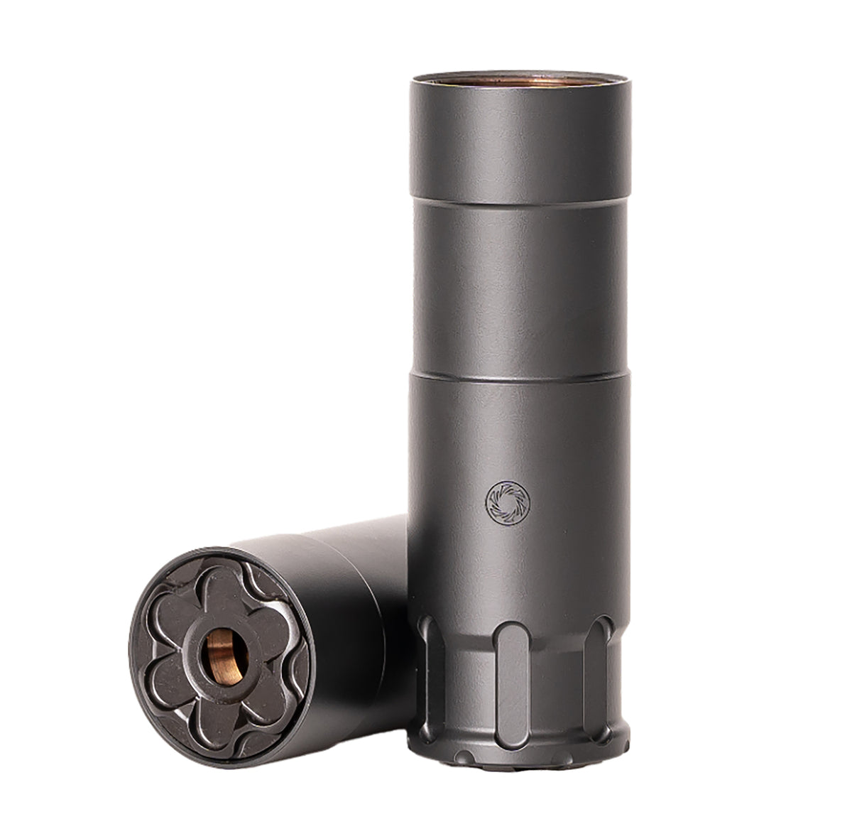 Rugged Suppressors OCU22 Oculus22 22 LR 1.06" Black Cerakote 17-4 Stainless Steel 1/2"-28 tpi