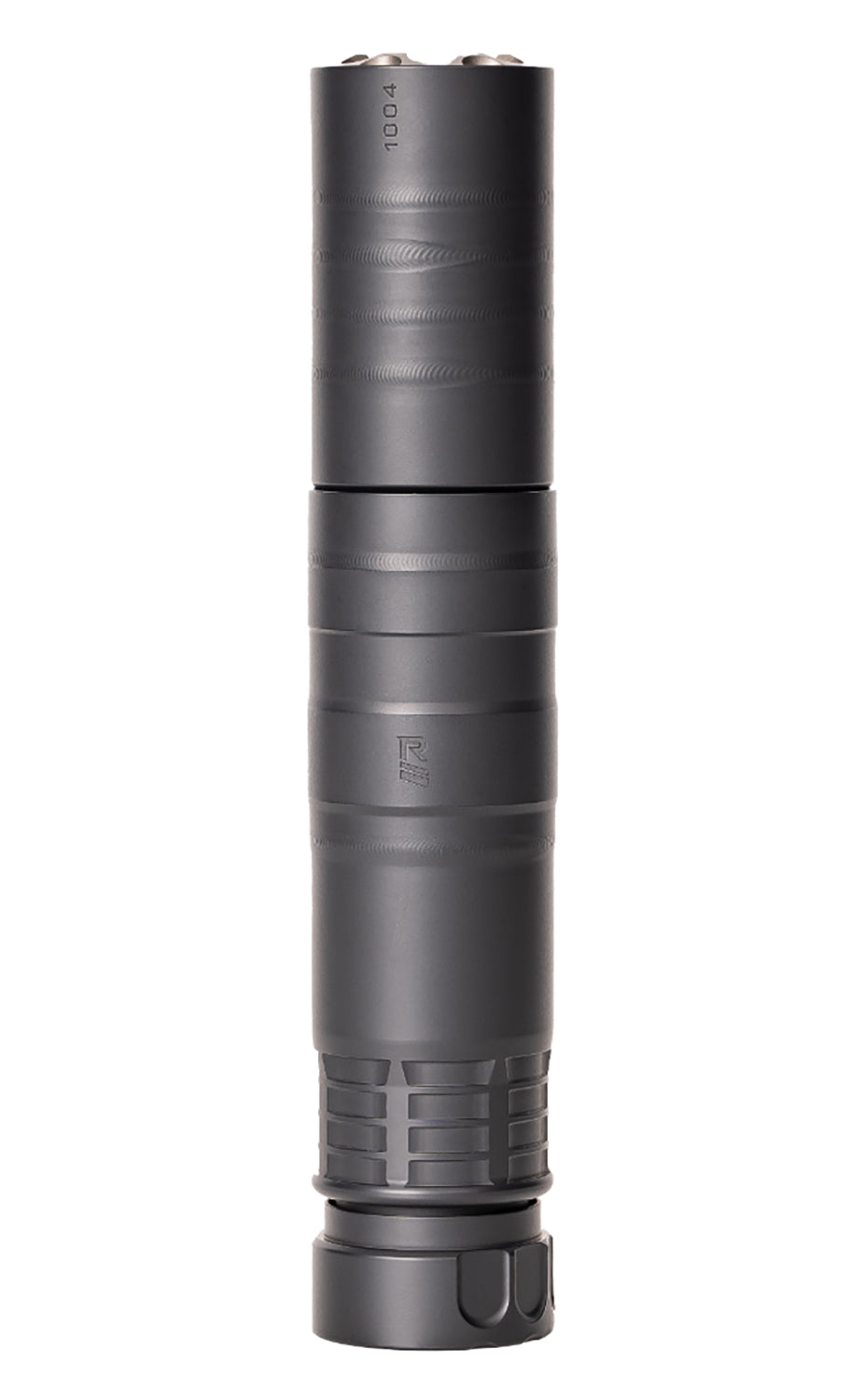 Rugged Suppressors RAD01762 Radiant762 7.62mm 1.50" Diameter, 17-4 Stainless Steel, Black Cerakote Finish, 5/8"-24 tpi