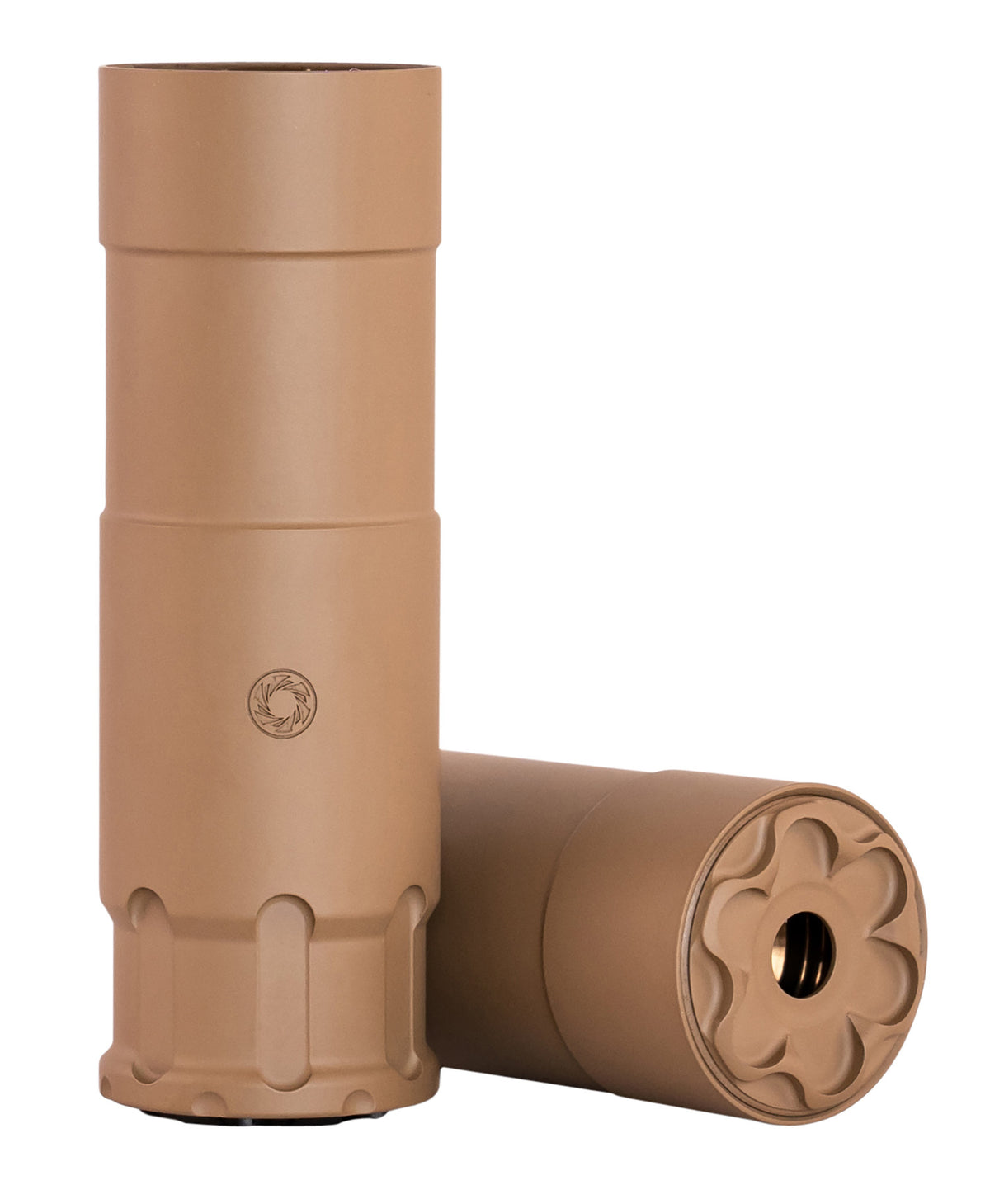 Rugged Suppressor OCUFDE22 Oculus22 22 LR 1.06" Flat Dark Earth Cerakote 17-4 Stainless Steel 1/2"-28 tpi