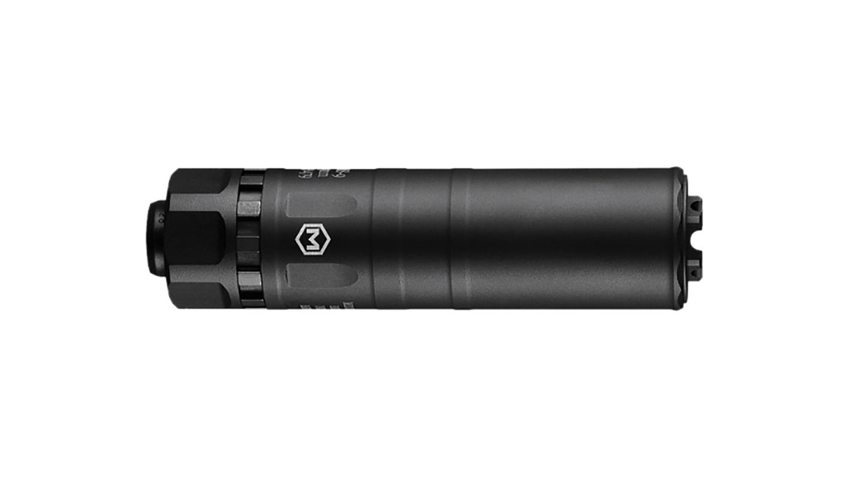 Maxim Defense MXM48217 MS-9 9mm 1.375" Black Aluminum/Stainless Steel