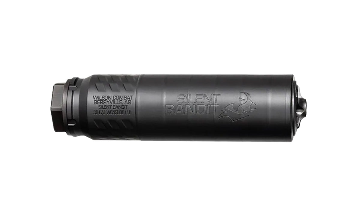 Wilson Combat SPSB305BLK Silent Bandit 5 Baffle 7.62mm .308" Black Nitride 5/8"x24