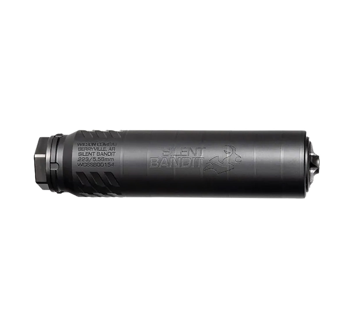 Wilson Combat SPSB96BLK Silent Bandit 6 Baffle 9mm .358" Black Nitride Titanium 5/8"x24