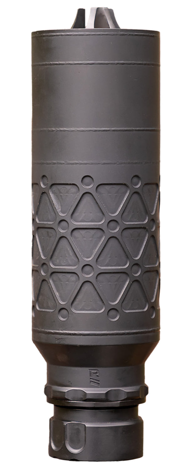 Rugged Suppressors AXL762 Axial Suppressor 7.62mm 1.98" Black Stainless Steel 5/8"x24