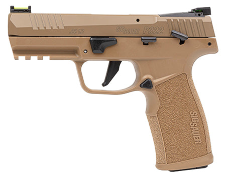 Sig Sauer 322CCAS P322 Compact Frame 22 LR 20+1 4" Coyote