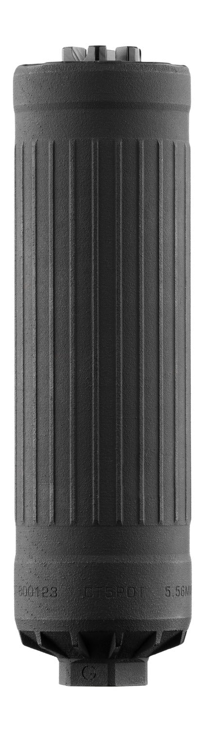 Dead Air CT5PDTBLK0528 CT5P Patrol 6mm/5.56 NATO 1.60" Black Haynes 282 1/2"x28