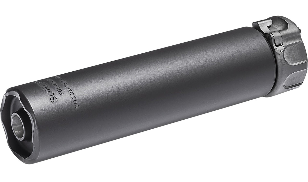 SureFire SOCOM762MINI SOCOM762-MINI2 7.62mm 1.50" Diameter Black Aluminum/Stainless Steel
