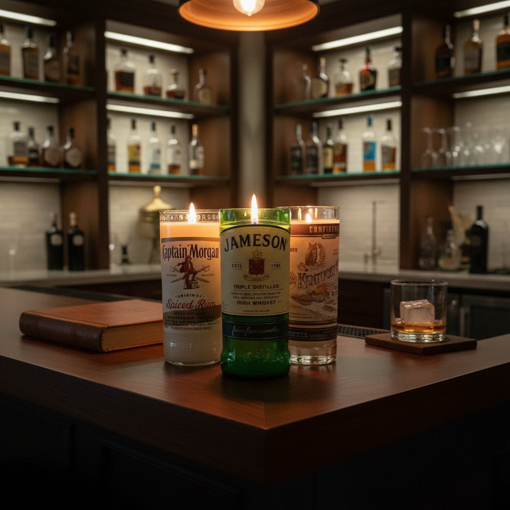 Crave Co Liquor Bottle Candles