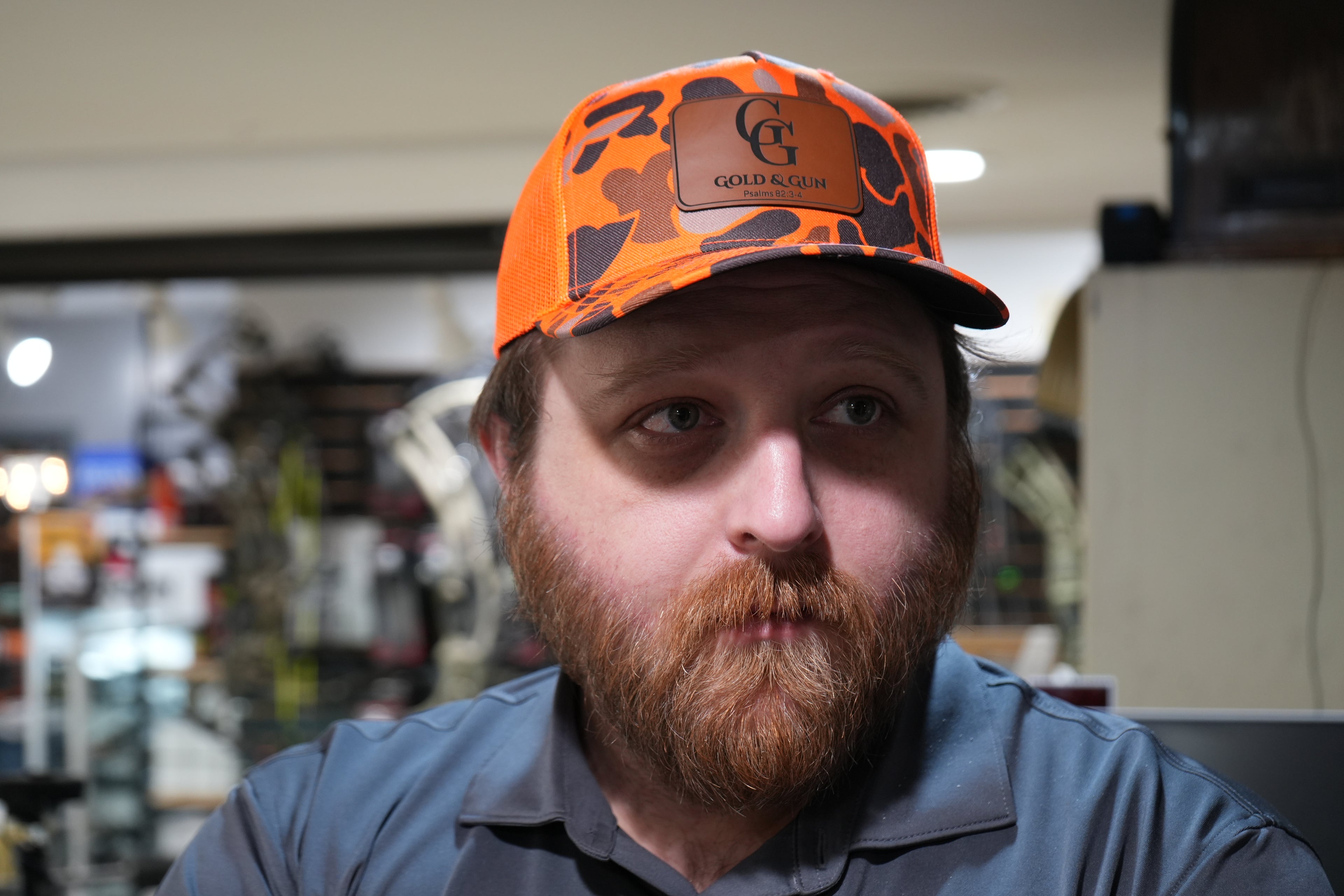St. Jude Benefit Gold & Gun Hat