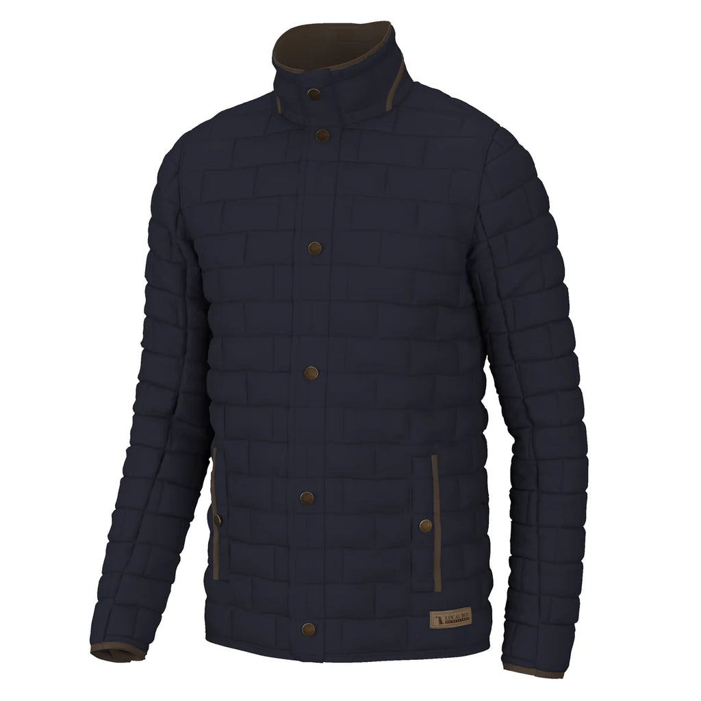 Local Boy Brick Quilted Jacket