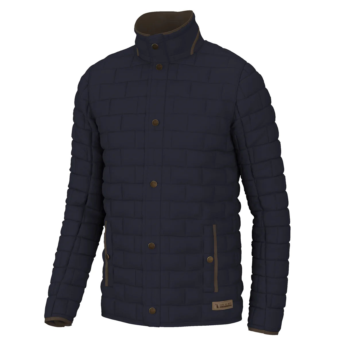 Local Boy Brick Quilted Jacket
