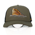 Brown Trout Tail Mesh Back 5-Panel Cap