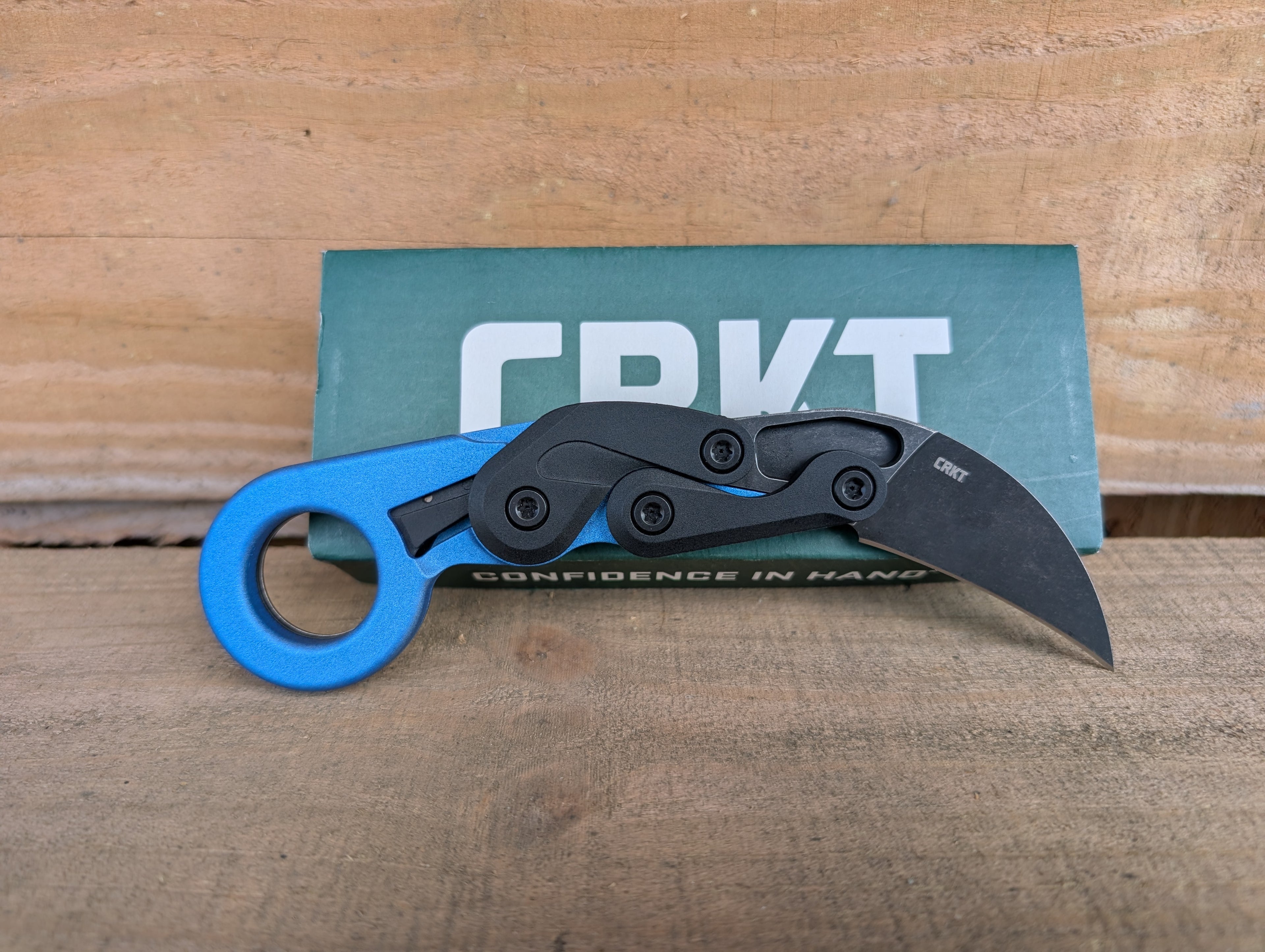 CRKT 4040 Provoke Folding Hawk Bill Penny Spots