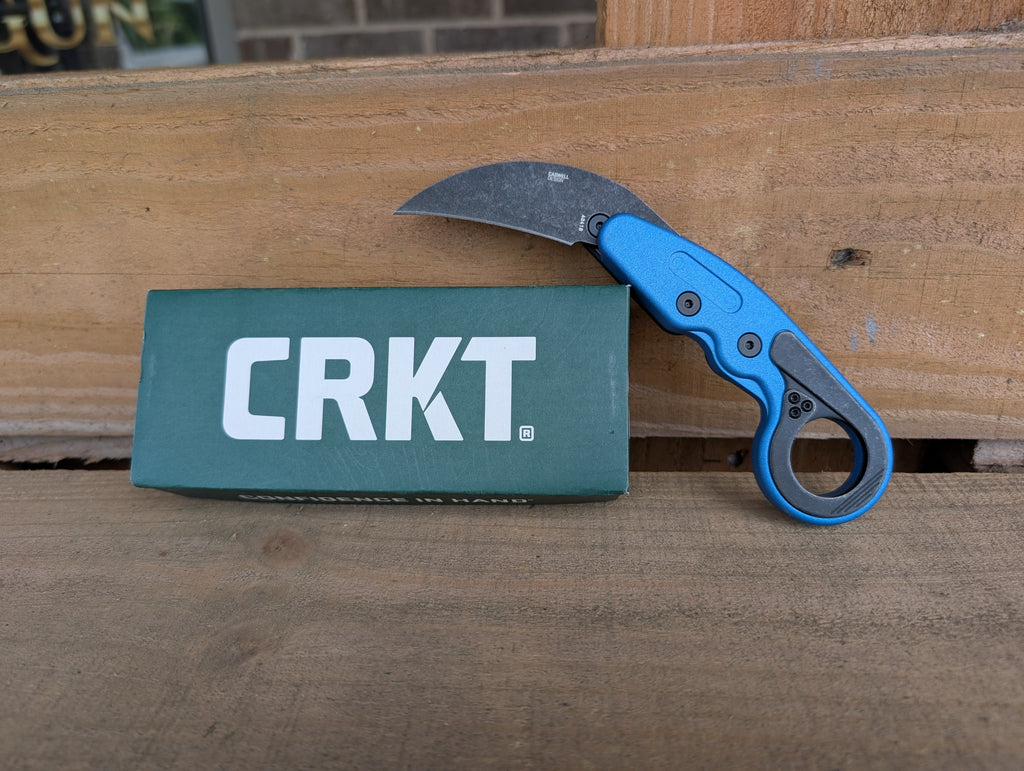 CRKT 4040 Provoke Folding Hawk Bill Penny Spots