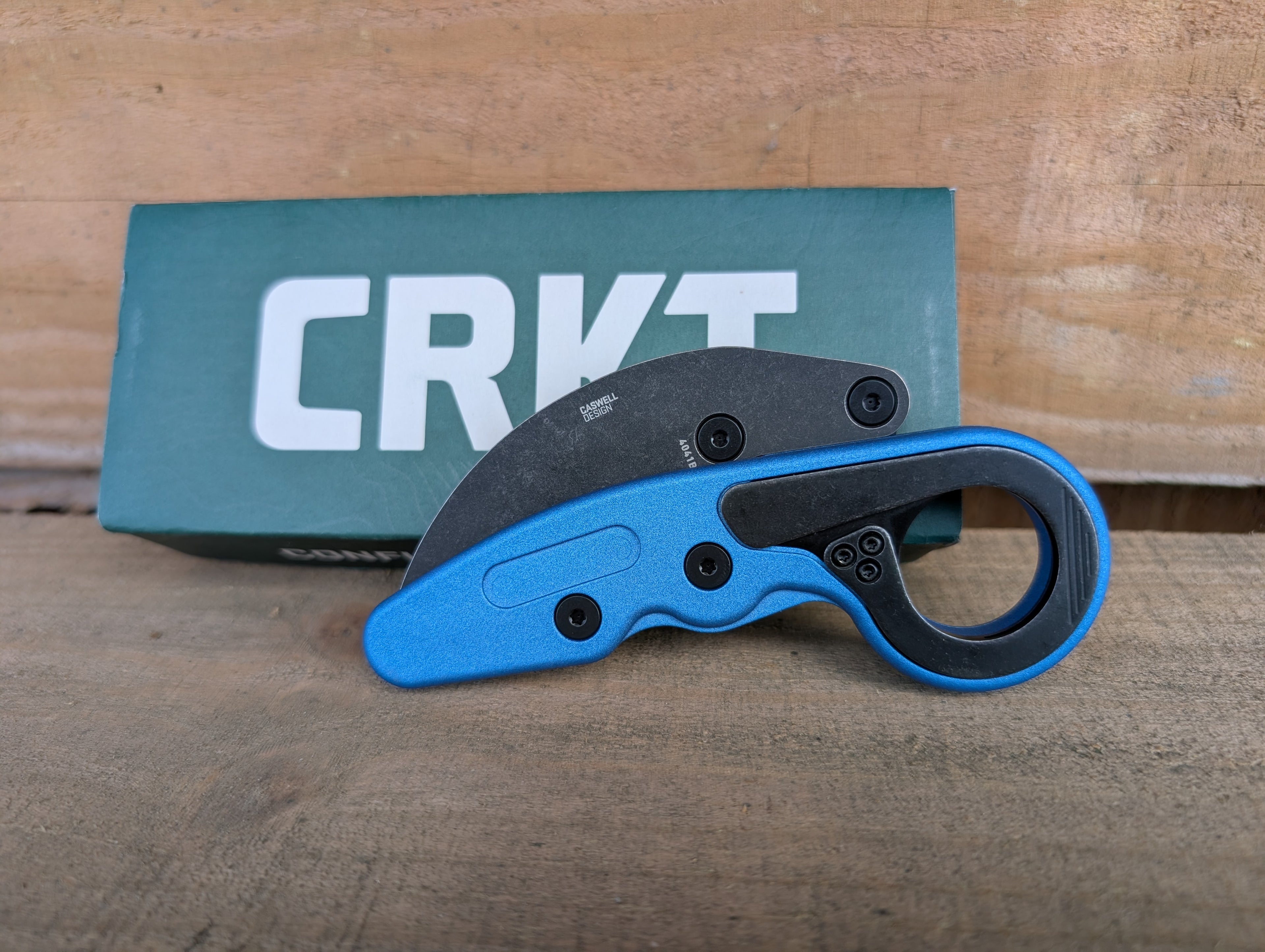 CRKT 4040 Provoke Folding Hawk Bill Penny Spots
