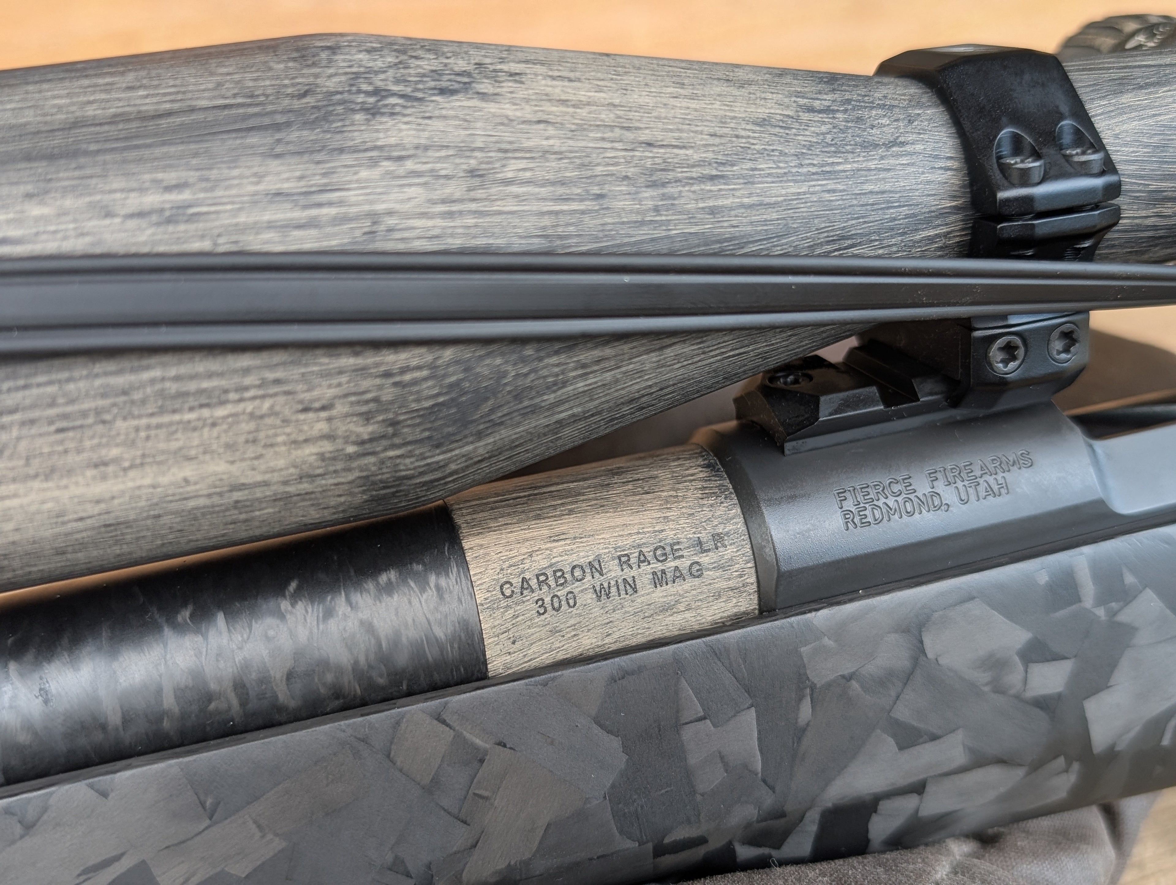 Fierce Carbon Rage LR Scope/Rifle package- 300 Win mag