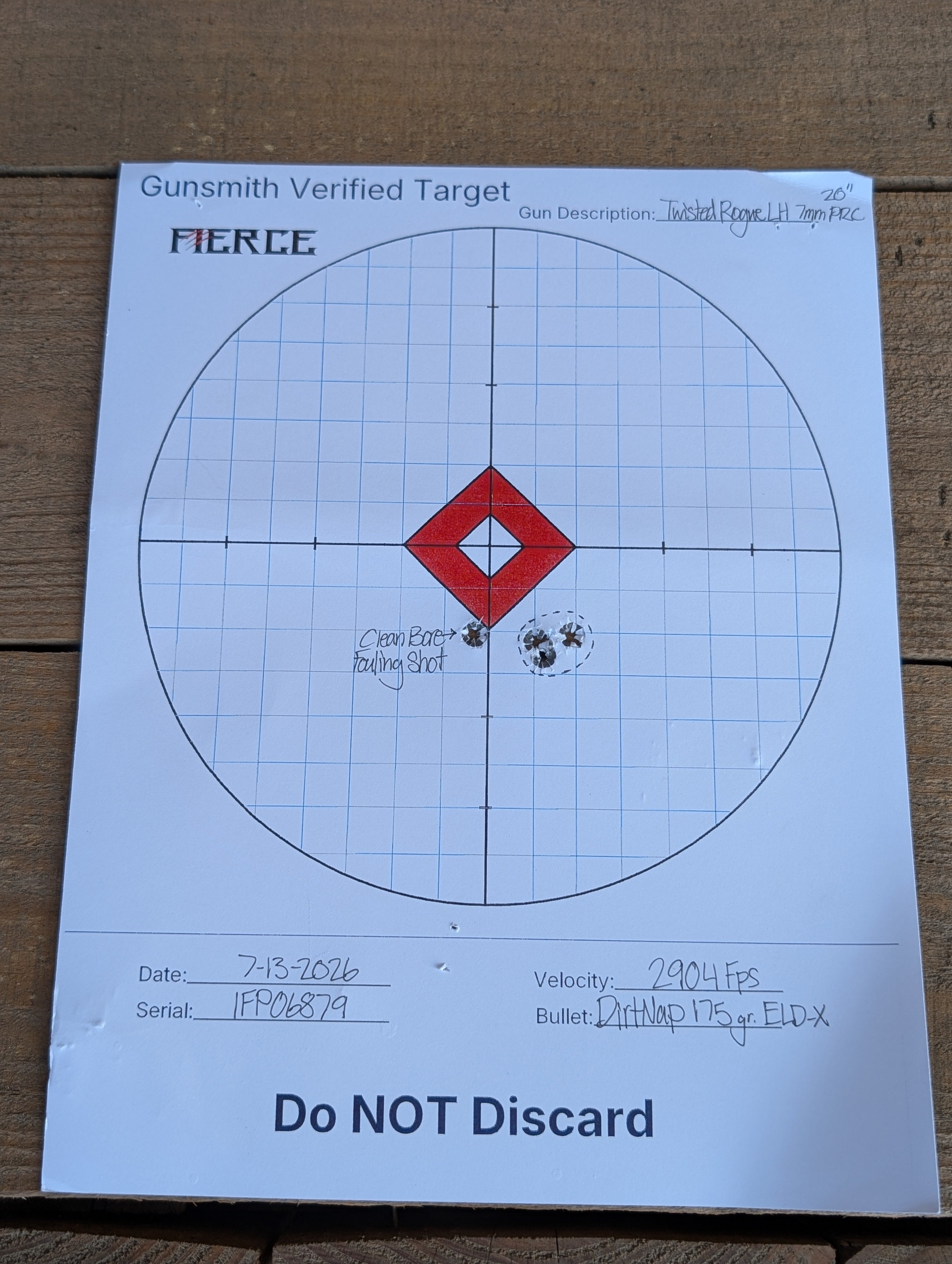 Fierce Twisted Rogue Matrix- Left handed- 7mm PRC- Scope/Rifle Package