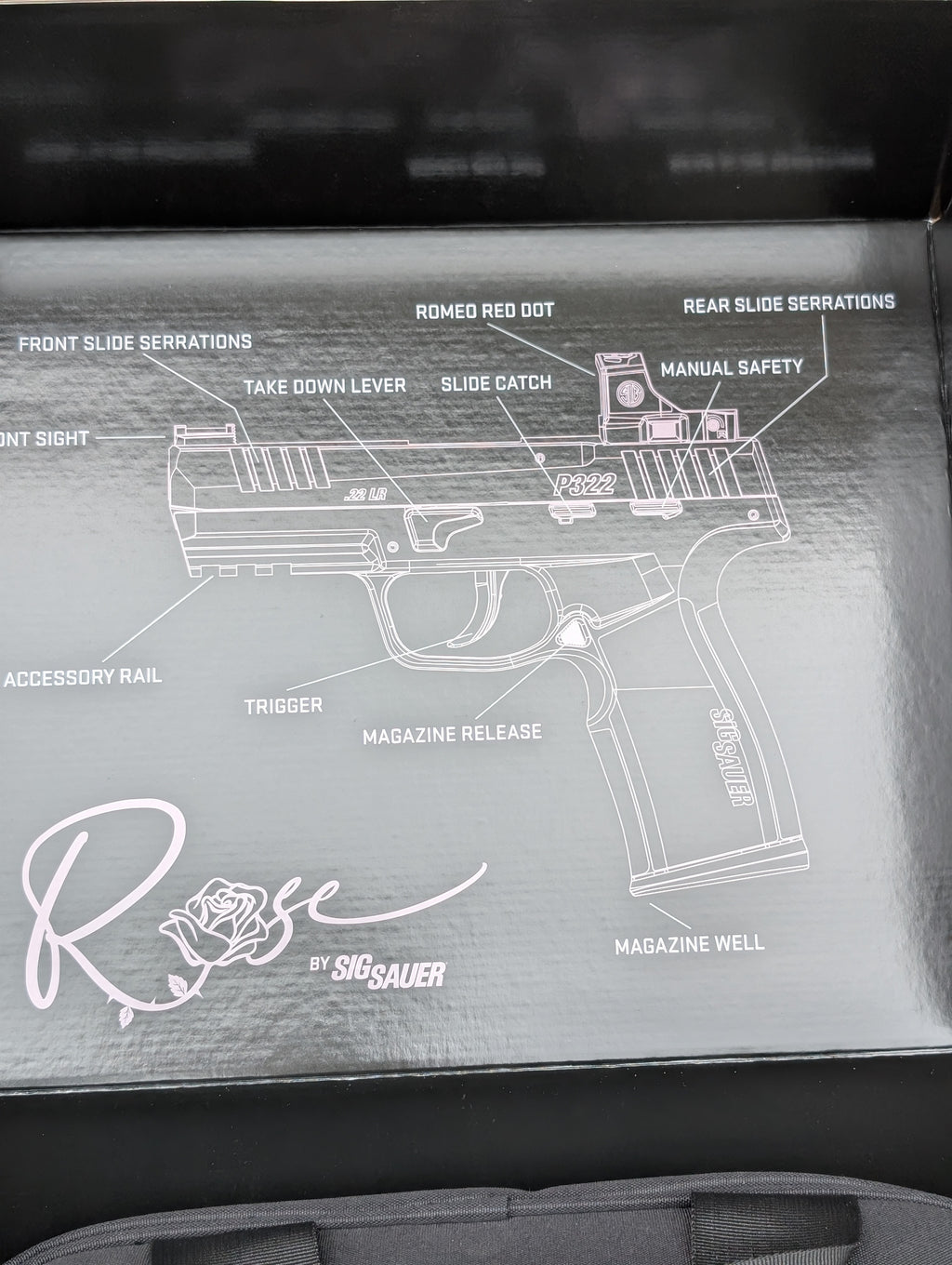 Sig Sauer P322 Rose With optic