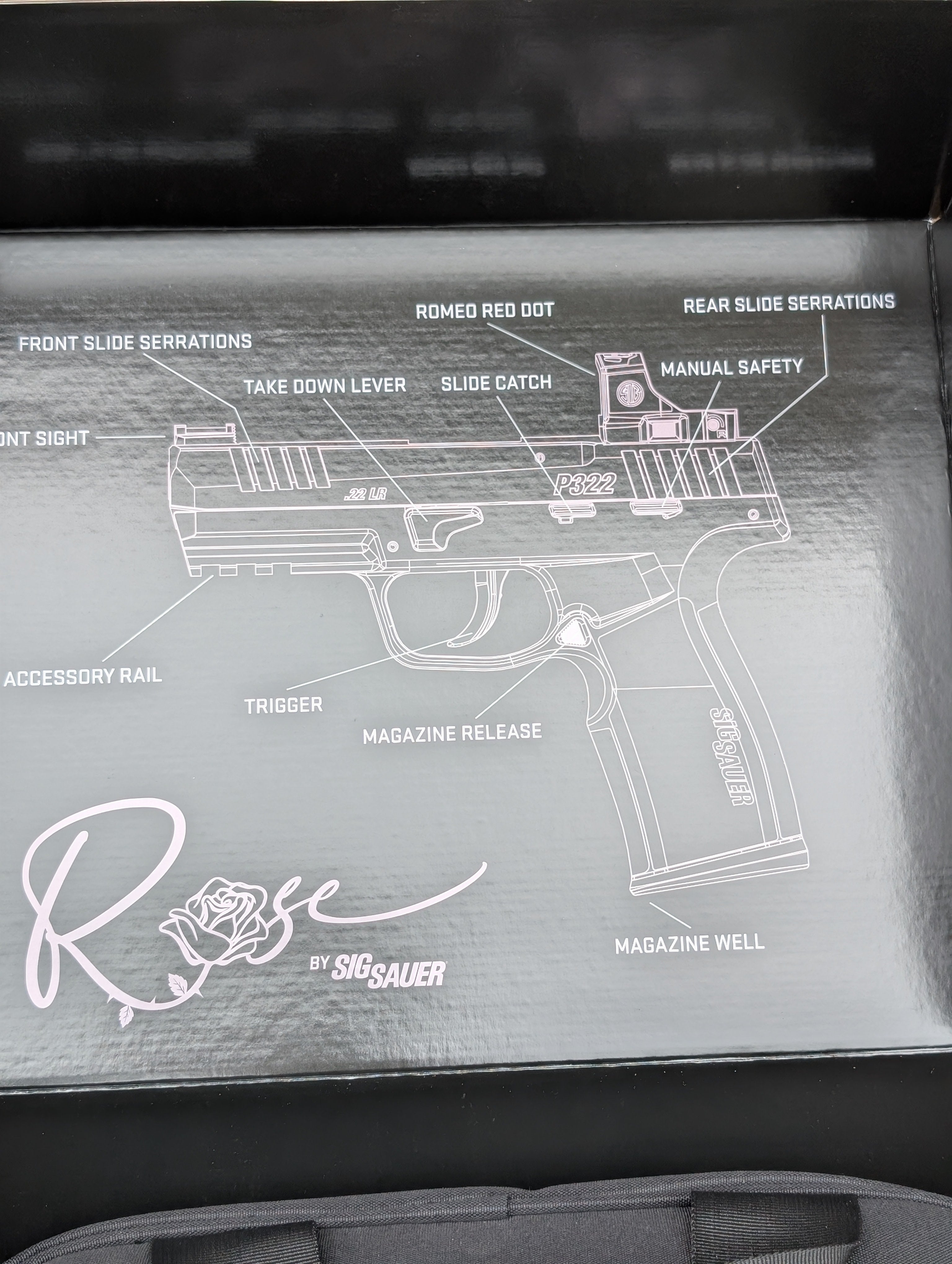 Sig Sauer P322 Rose With optic