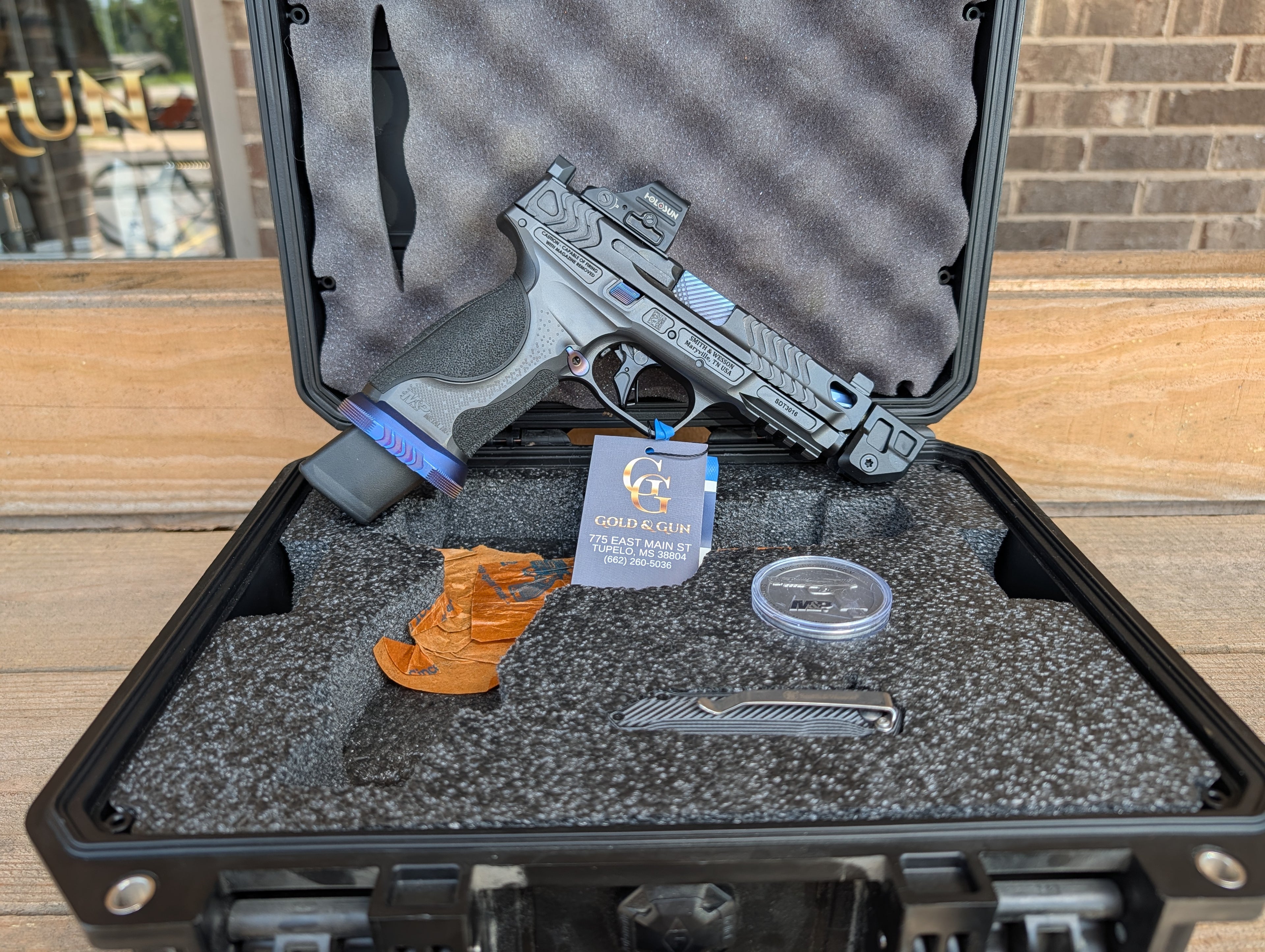Used Smith & Wesson M&P9 Metal Spec Series V 9mm Gray Armornite Pistol C.O.R.E. Optic-Ready