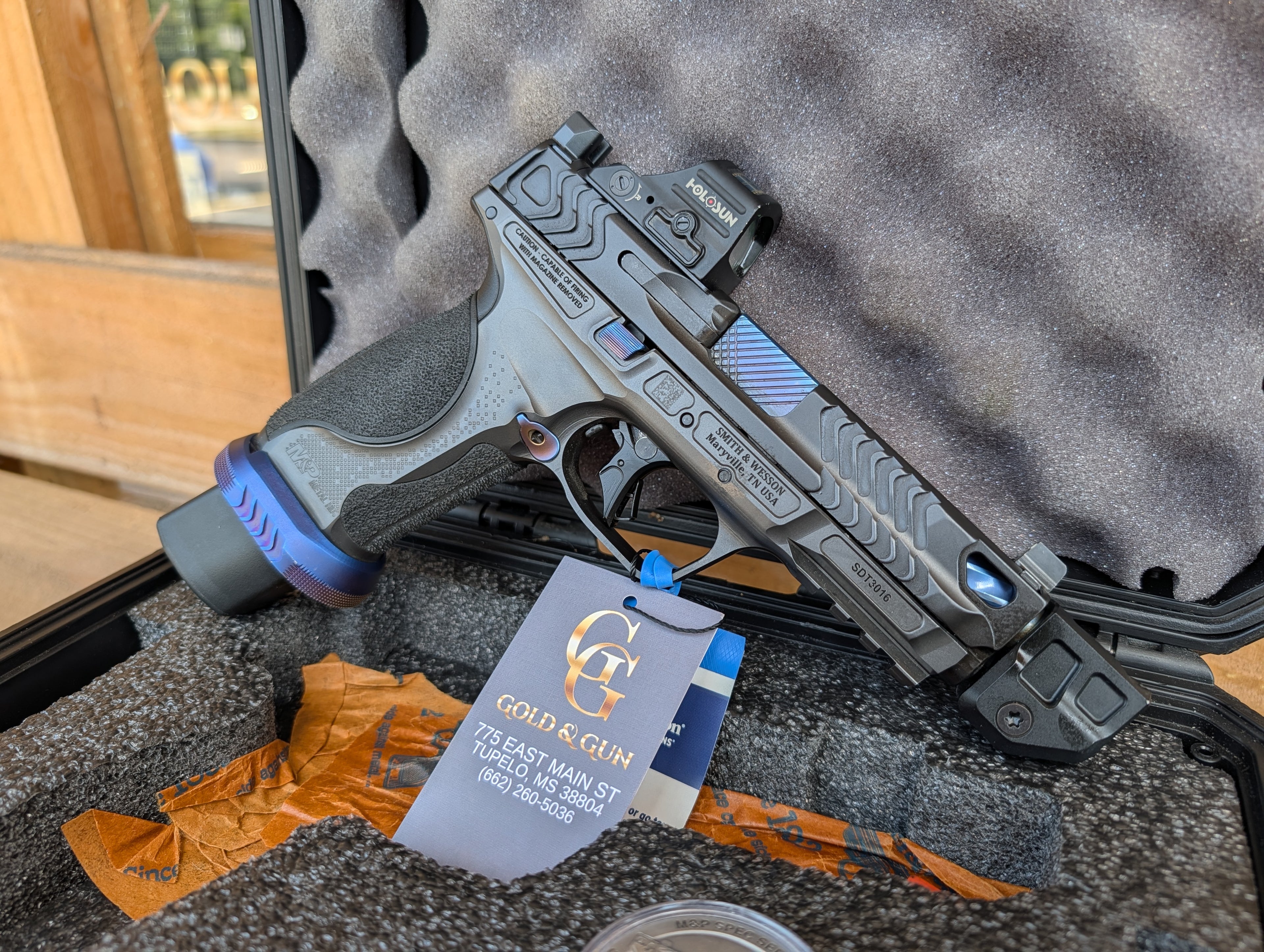 Used Smith & Wesson M&P9 Metal Spec Series V 9mm Gray Armornite Pistol C.O.R.E. Optic-Ready