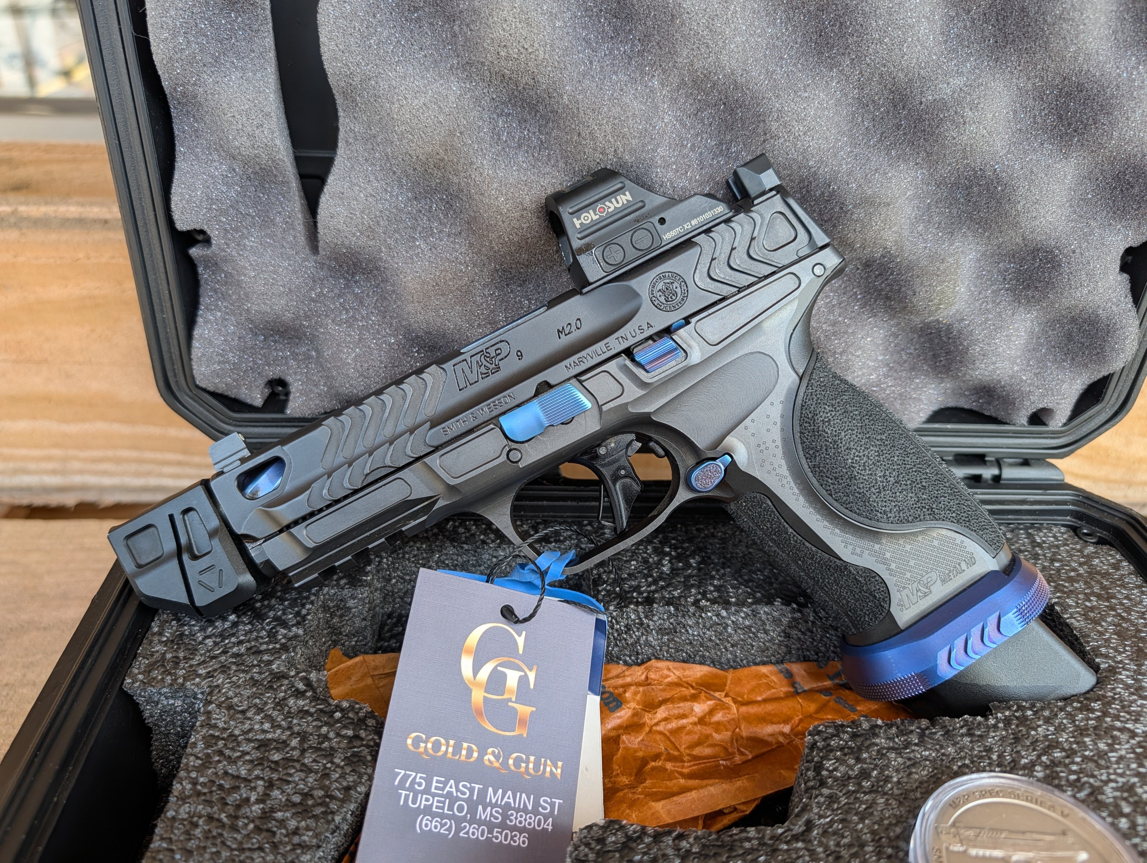 Used Smith & Wesson M&P9 Metal Spec Series V 9mm Gray Armornite Pistol C.O.R.E. Optic-Ready