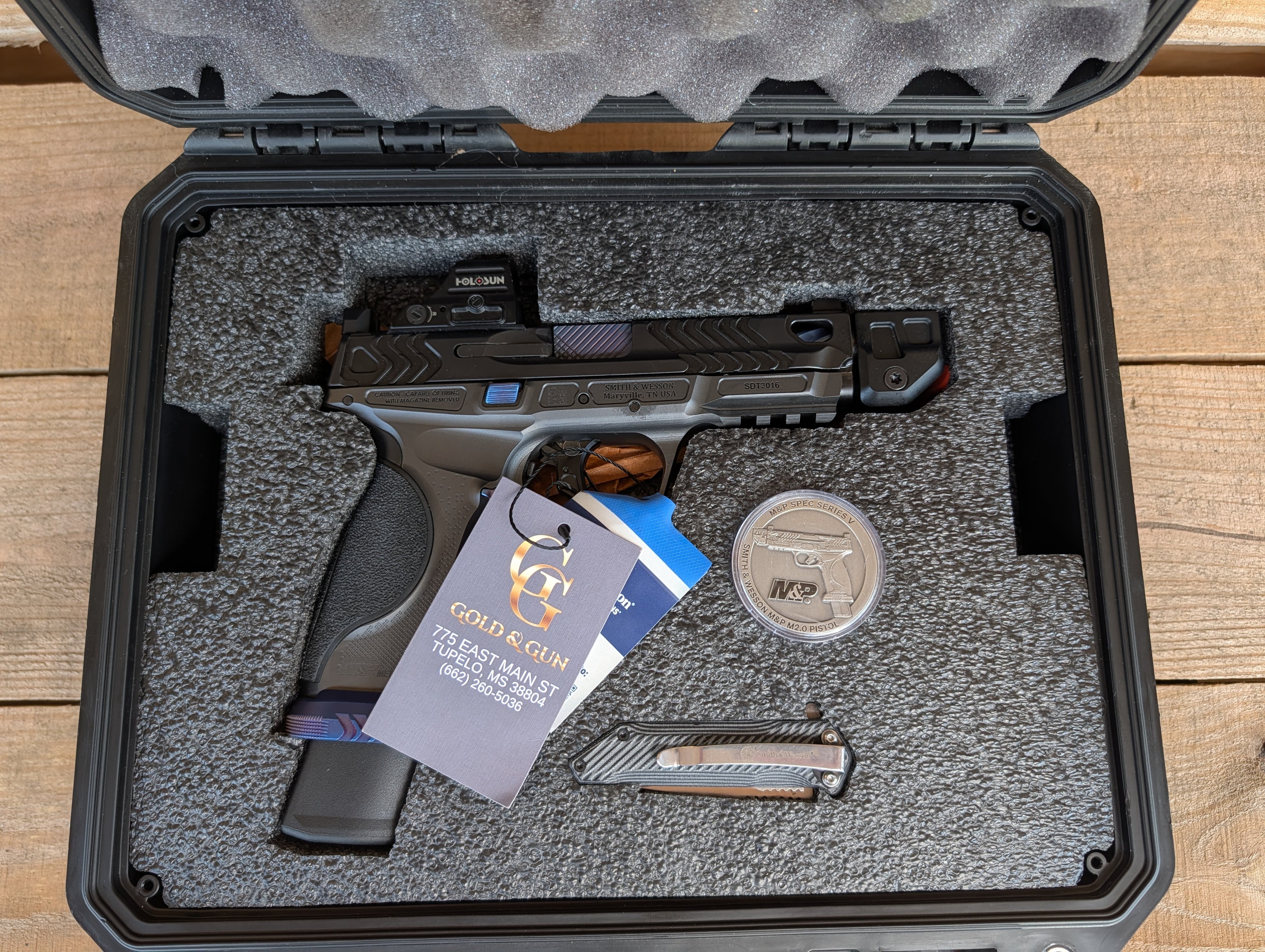 Used Smith & Wesson M&P9 Metal Spec Series V 9mm Gray Armornite Pistol C.O.R.E. Optic-Ready
