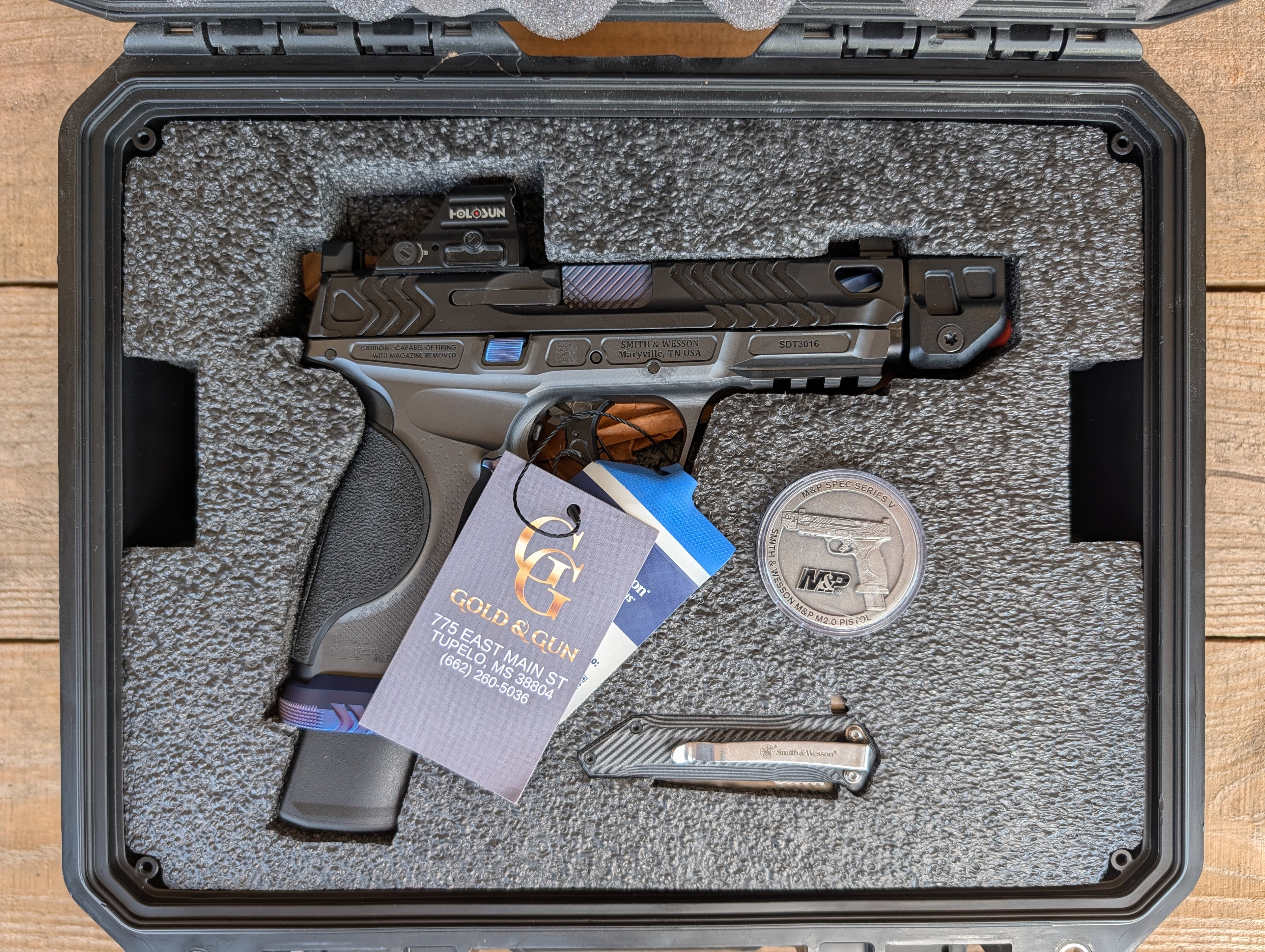 Used Smith & Wesson M&P9 Metal Spec Series V 9mm Gray Armornite Pistol C.O.R.E. Optic-Ready