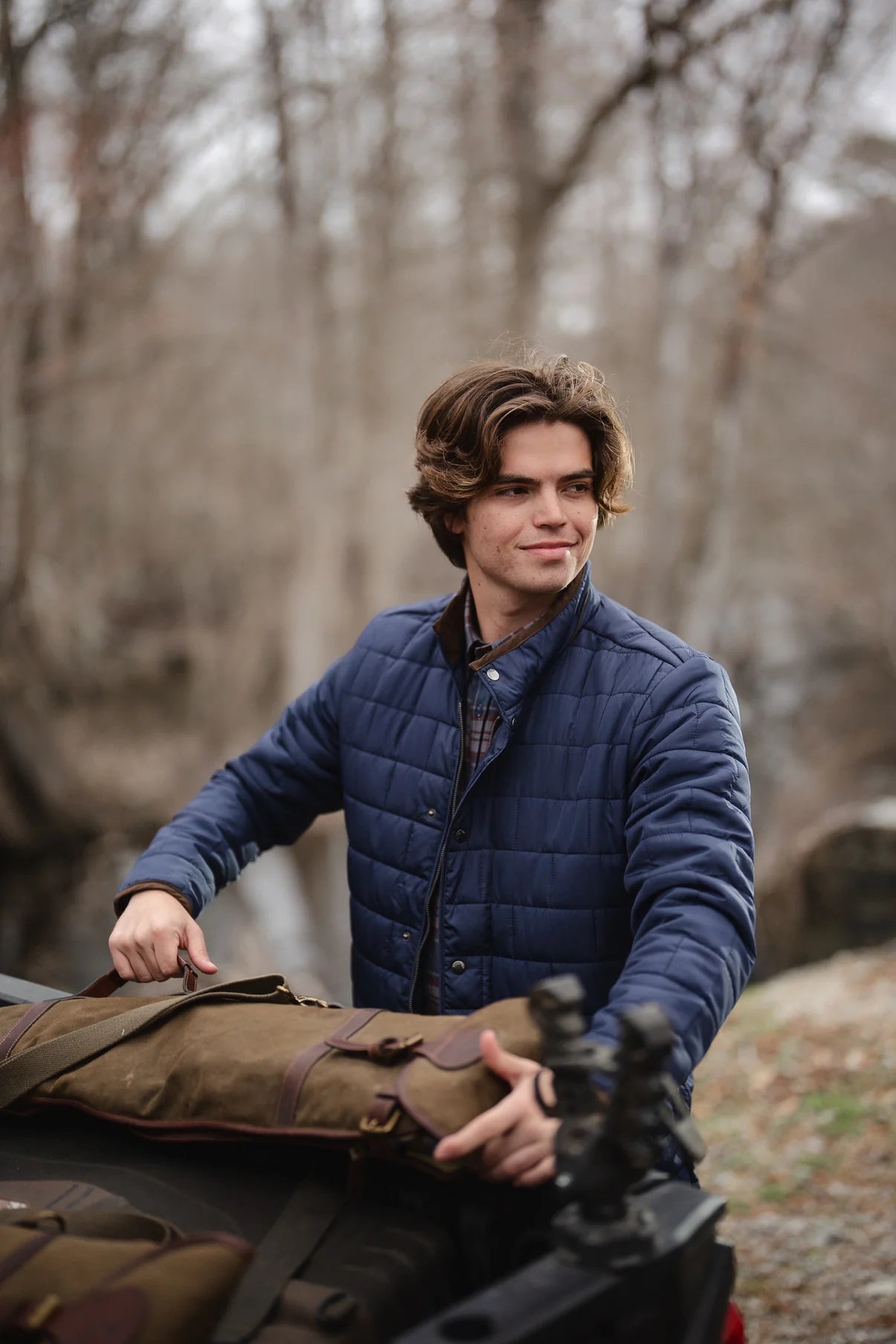 Local Boy Brick Quilted Jacket