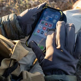 Stone Glacier Graupel Fleece Glove Granite Grey