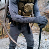 Stone Glacier Graupel Fleece Glove Granite Grey