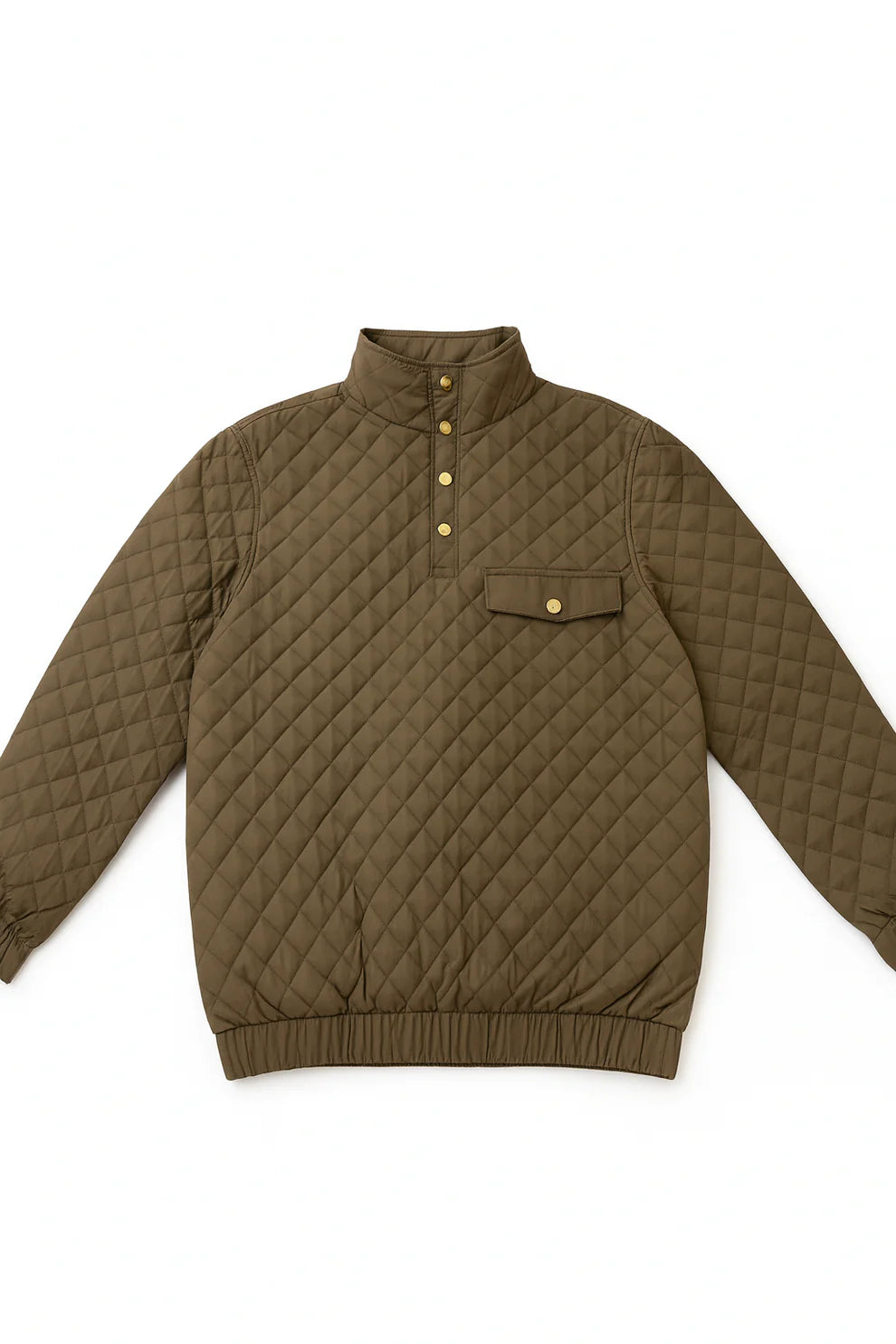 Prairie Oaks Waterfowl Waxed Quilted Pullover