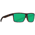 Costa Rinconcito Matte Tortoise Frame Sunglasses w/Green Mirror 580P Lenses 06S9016-90161160