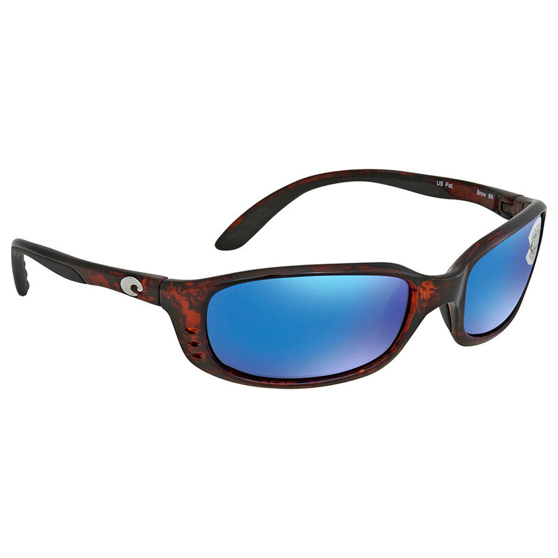 Costa Del Mar Polarized Sunglasses, Brine - TORTOISE BROWN/BLUE POLAR