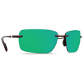 Costa Gulf Shore Tortoise Frame Sunglasses w/Green Mirror 580P Lenses 06S9074-90740366