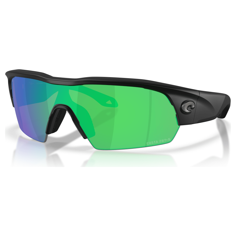 Costa Del Mar Pilothouse Pro Matte Black Frame Green Mirror 580P Lens 06S9137-91370535