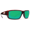 Costa Fantail Tortoise Frame Sunglasses w/Green Mirror 580G Lenses 06S9006-90063559