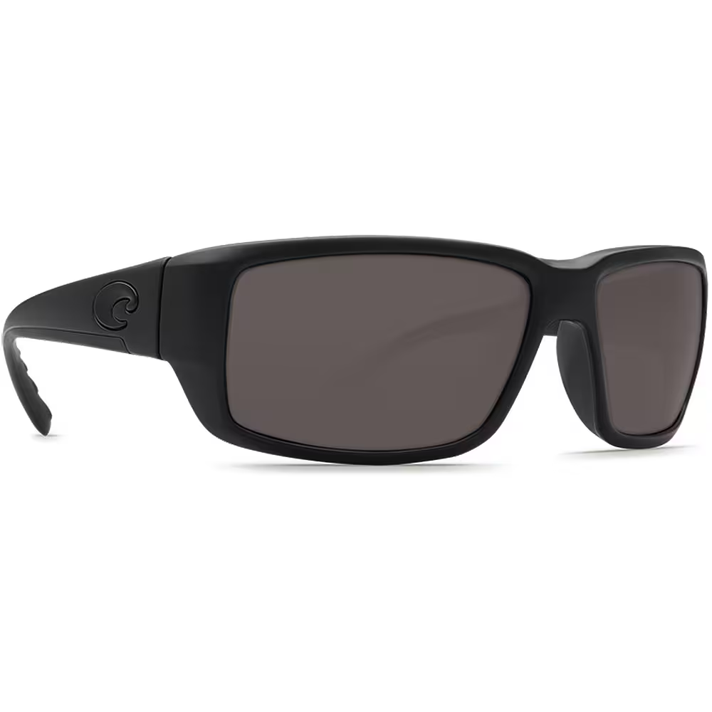 Costa Fantail Blackout Frame Sunglasses w/Gray 580P Lenses 06S9006-90060159