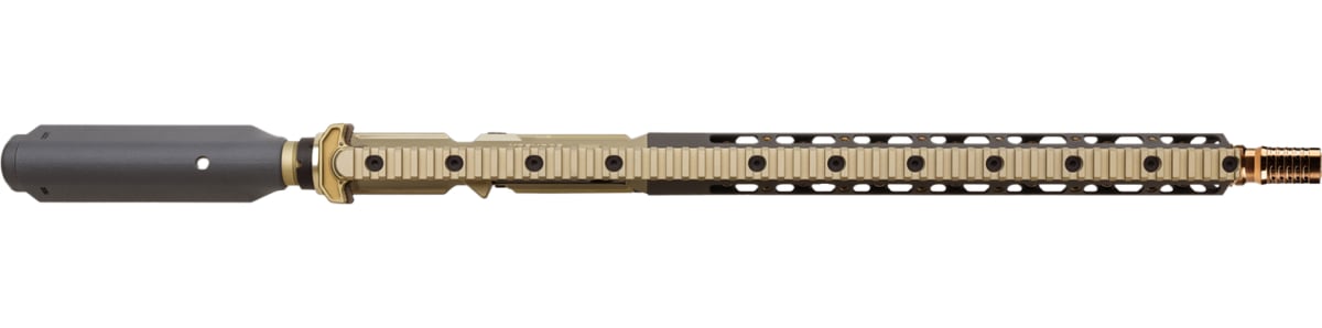 Q, LLC. 8.6 BLK Boombox Semiauto 1:3 Twist 16" Bbl Gray Rifle