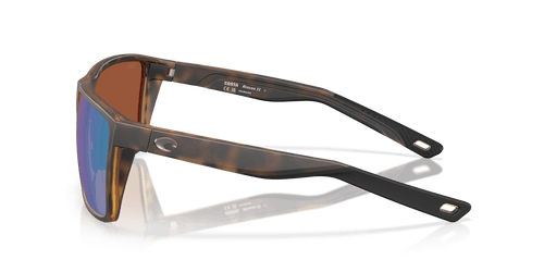 Costa Del Mar Rincon II Matte Tortoise Frame Green Mirror 580G Lens 06S9121-91211064