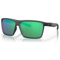 Costa Rincon Matte Smoke Crystal Frame Sunglasses w/Green Mirror 580G Lenses 06S9018-90180163