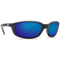 Costa Brine Matte Black Frame Sunglasses w/Blue Mirror 580G Lenses 06S9017-90171459