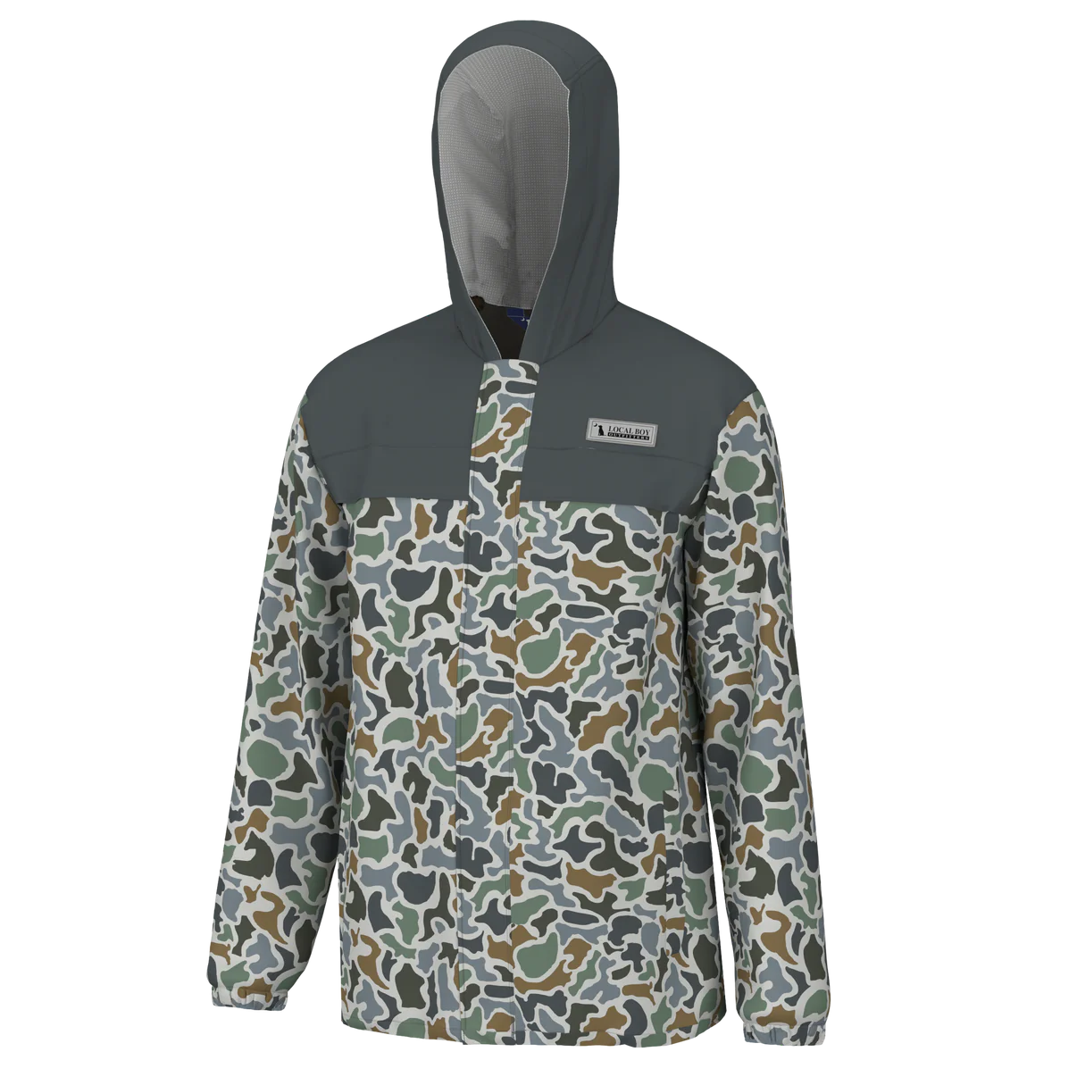 Local Boy Two Toned Rain Jacket