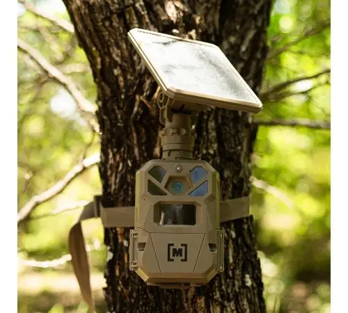 Moultrie Edge Solar Trail Camera 1080p 40mp Rechargable Battery Brown